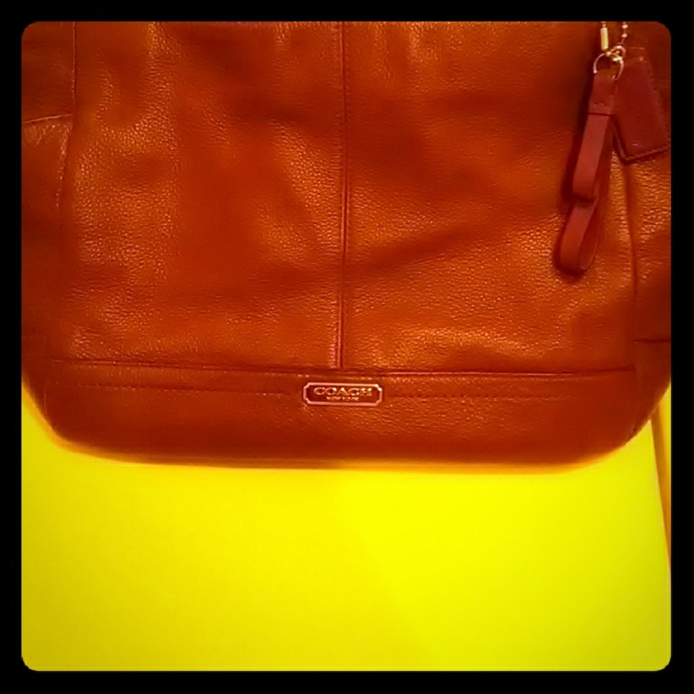 Authentic coach purple purse